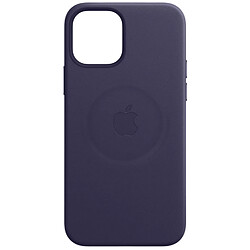 Apple Coque Leather MagSafe pour iPhone 12 Pro Max - Deep Violet