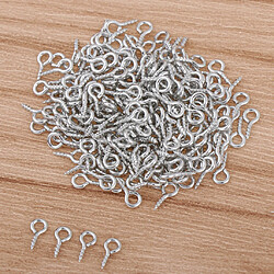 200set Vis De Fer Oeilles Crochet Bail Pendentifs Pendentifs Charms Connecteurs 4x8mm 1