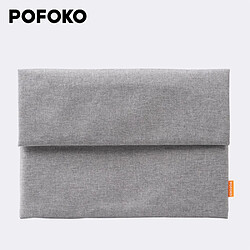 Etui en PU Pochette à fermeture velcro, dimensions : 330 x 250 15cm gris pour votre Universal 13 pouces