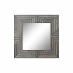 Miroir mural DKD Home Decor 121 x 4 x 121 cm Verre Gris Bois Bois de manguier