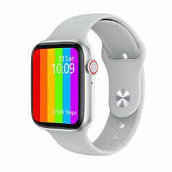 W26+ 44Mm Montre Intelligente Pour Hommes Femmes Plein Écran Bluetooth Appelant Bracelet Étanche Blanc