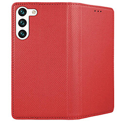 Acheter Htdmobiles Housse pour Samsung Galaxy S24 5G - etui coque pochette portefeuille + film ecran - ROUGE MAGNET