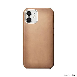 Avis Nomad Coque pour iPhone 12 Mini en Cuir Rugged CASE Beige