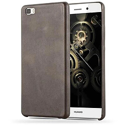 Cadorabo Etui Huawei P8 LITE 2015 en Brun Coque