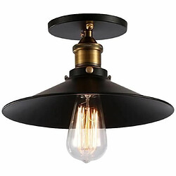 Stoex Lampe Plafonnier Lumiere Industriel Rétro 36cm Pour Restaurant /Café/ Bar/Chambre Ampoules non inclus