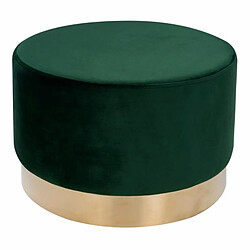 Paris Prix Pouf Rond Déco Nano 55cm Vert