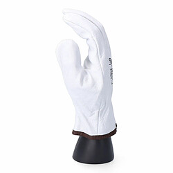 Gants de travail EDM Transport Blanc Peau de vache - 8