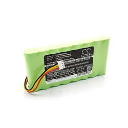 vhbw NiMH batterie 3600mAh (9.6V) pour appareil de mesure multimètre comme AMC 2140.19