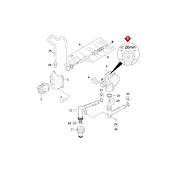 KÄRCHER PISTON ET ARRIVEE D'EAU WCM DIAMETRE 26