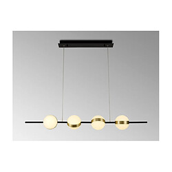 Luminaire Center Suspension Cuba Noir,Or