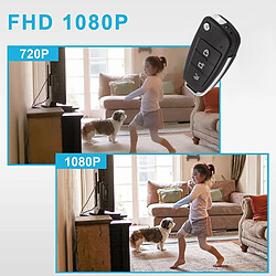 Mini Caméra Cachée Y3 Clé Voiture Full HD 1080P Détection de Mouvement Vision Nocturne Extérieur + Lecteur USB 2.0 + Carte SD 128G