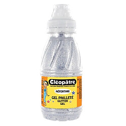 Cleopatre Gel paillete Argent 250ml