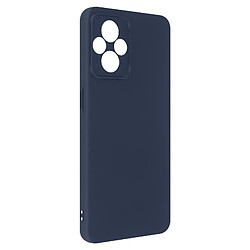 Avizar Coque Oppo Reno 8 lite 5G Silicone Semi-rigide Soft-touch Fine bleu nuit