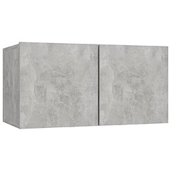 Acheter Maison Chic Ensemble de meubles TV 7 pcs | Banc TV Moderne pour salon | Meuble de Rangement - Gris béton Aggloméré -MN97531