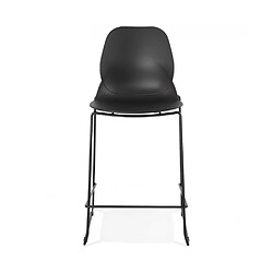 Kokoon Design Tabouret de bar design ZIGGY MINI BLACK 52x51,5x101 cm