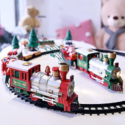 Universal Traine d'arbre de Noël ensemble Polar Toy Toddler Electric Whistle Train Track Village