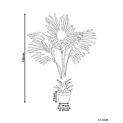 Avis Beliani Plante artificielle FAN PALM 100 cm