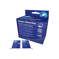 Af International AF Boîte de 20 lingettes humides/séches pour écran LCD