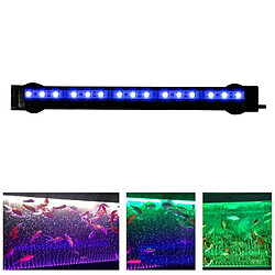 Acheter Lumière D'aquarium Avec Trou De Bulle D'air RGB LED étanche UK 26cm 15 Perles