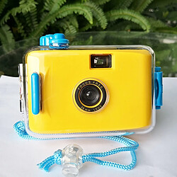 Wewoo Caméra Enfant SUC4 mini étanche pour film rétro étancheappareil photo compact enfants jaune