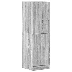 vidaXL Armoire de cuisine sonoma gris 38x41,5x131,5 cm bois ingénierie