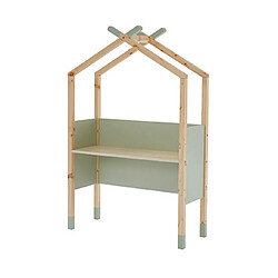 Mes Bureau tipi enfant 100x40x153,5 cm vert clair et naturel - OSNY