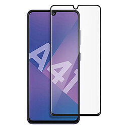 Film Galaxy A41 Protege Écran Verre Trempé 9H Incurvé Akashi Contour noir