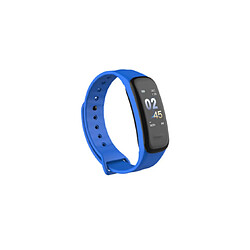 Bracelet intelligent étanche moniteur de fréquence cardiaque de la pression artérielle poignet intelligent bleu