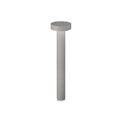 Ideal Lux Borne de jardin Tesla Métal,Aluminium Gris