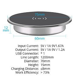 Avis Universal Chargeur sans fil Qi rapide 15W 10W 7.5W Chargeur rapide 3.0 Chargeur intégré | Chargeur sans fil pour Samsung Galaxy