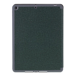 Avis Etui en PU veille automatique avec support vert pour votre Apple iPad 10.2 (2019)