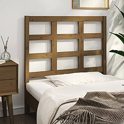 Acheter Maison Chic Tête de lit scandinave pour lit adulte,Meuble de chambre Marron miel 105,5x4x100 cm Bois massif de pin -MN17586