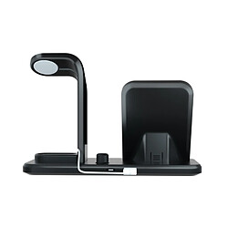 Avis Wewoo Chargeur sans fil N35 rapide de conception séparée 3 en 1 pour iPhoneApple WatchAirPods Noir