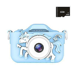 Universal Caméra pour enfants 1080p, caméra pour tout-petits de la licorne pour cadeau du festival d'anniversaire, DigitalBlue pas cher