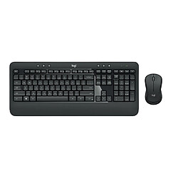 Logitech Advanced MK540 clavier Souris incluse USB QWERTY US International Noir, Blanc