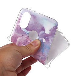 Acheter Wewoo Coque Souple Pour Xiaomi 6X motif de dessin coloré IMD Workmanship Étui de protection en TPU étoile violette