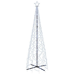 vidaXL Arbre de Noël cône 500 LED Blanc froid 100x300 cm