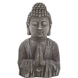 Atmosphera, Createur D'Interieur Statuette de Bouddha - H. 49 cm - Effet bois