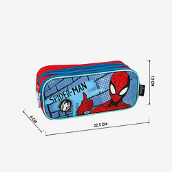 Acheter Trousse Fourre-Tout Double Spiderman Rouge Bleu 22,5 x 8 x 10 cm