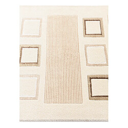 Vidal Tapis de couloir en laine 401x79 beige Darya pas cher