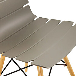 Mes Chaise design gris - STRAVAS