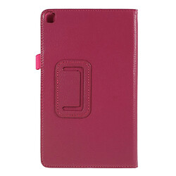 Etui en PU rouge vin pour votre Samsung Galaxy Tab A 8.0 Wi-Fi (2019) SM-T290