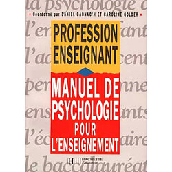 Manuel de psychologie pour l'enseignement - Occasion