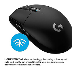 Avis Universal G305 Mouse de jeu sans fil avec capteur de héros (12'000 dpi, léger, jeu PC, accordable avec 6