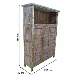 Étagère Alexandra House Living Marron Bois Recyclé 40 x 186 x 137 cm pas cher