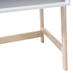 Acheter Atmosphera, Createur D'Interieur Bureau en bois enfant Douceur - L. 58 x H. 52 cm - Blanc