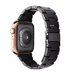 Sangle de montre en résine pour Apple Watch Band Black pour 42 mm 44 mm 45 mm