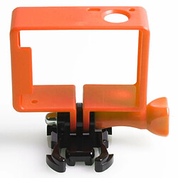 Wewoo Cadre de protection Orange pour GoPro HERO4 / 3 + / 3, HR191 haute qualité trépied berceau de montage