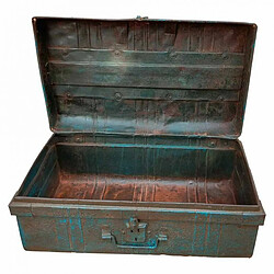 Avis Valise décorative Alexandra House Living Bleu Fer Style artisanal 35 x 24 x 61 cm