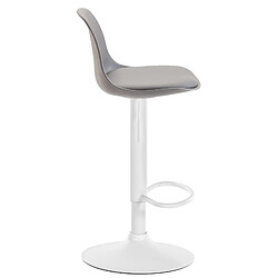 Avis Non Tabouret de bar Kiel simili cuir blanc